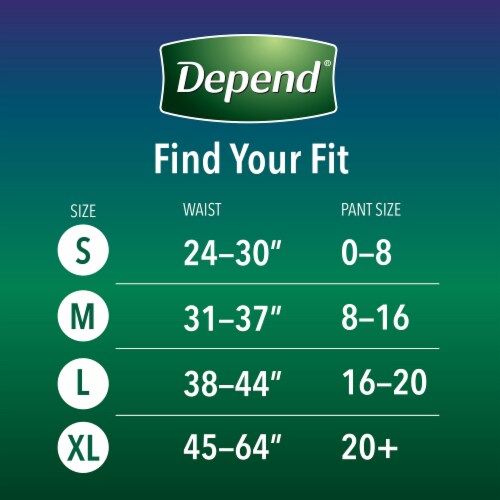 Depend® Night Defense Large Underwear for Women Perspective: back