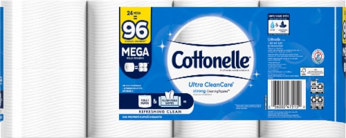Cottonelle CleanCare Toilet Paper Perspective: back