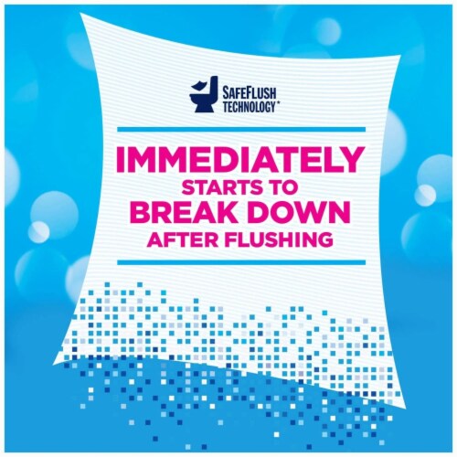 Cottonelle Fresh Care Flushable Wet Wipes Flip-Top Packs Adult Wet Wipes Perspective: back