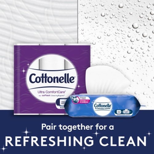 Cottonelle® Ultra ComfortCare Toilet Paper Perspective: back