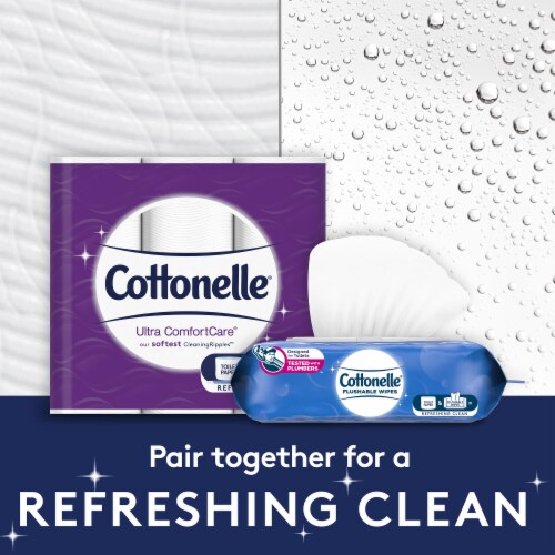 Cottonelle® Ultra ComfortCare Toilet Paper Perspective: back