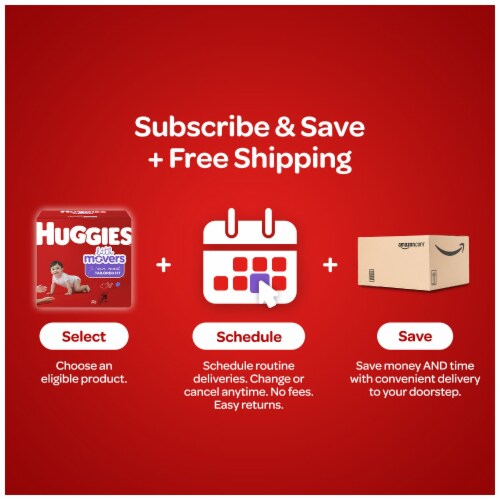 Huggies Little Movers Baby Diapers Size 5 27 lbs 60 count
