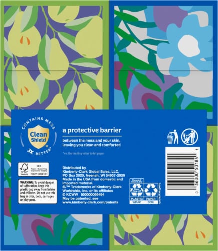 Kleenex® Trusted Care® Facial Tissues Perspective: back