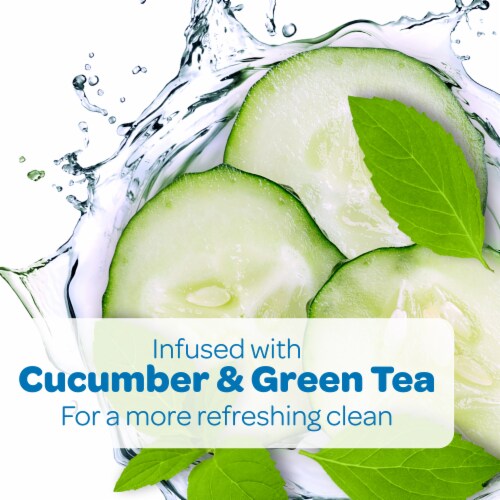 Huggies® Refreshing Cucumber & Green Tea Scent Baby Wipes Flip-Top Pack Perspective: back