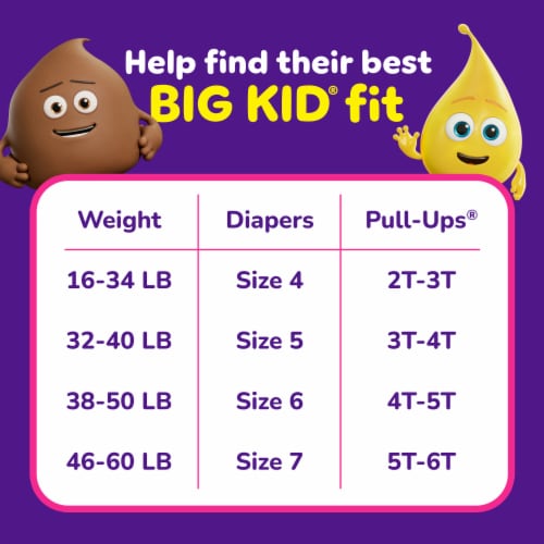 Pull-Ups Learning Designs Girls' Potty Training Pants 4T-5T (38-50 lbs), 17  countt - Kroger