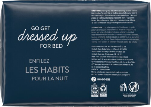 Goodnites Boys' Bedwetting Underwear, L (68-95 lbs) Perspective: back