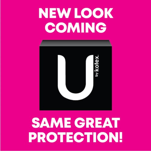 U by Kotex CleanWear Ultra Thin Heavy Pads with Wings Perspective: back