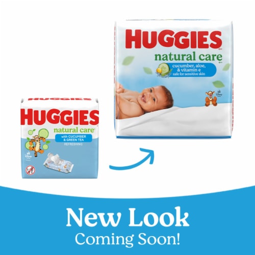 Huggies Natural Care Refreshing Scented Baby Wipes Perspective: back