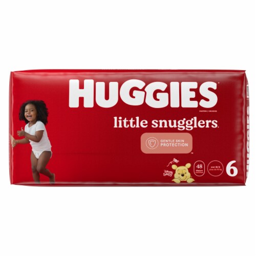  Huggies Little Movers Diapers, Size 6, 48 Count : Baby