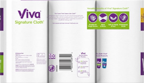 Viva® Signature Cloth Paper Towels Perspective: back