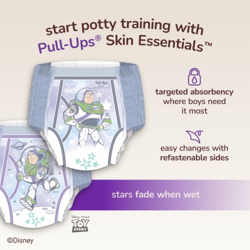Pull Ups Boys' Skin Essentials Training Pants 4T-5T (38-50 lbs) Perspective: back
