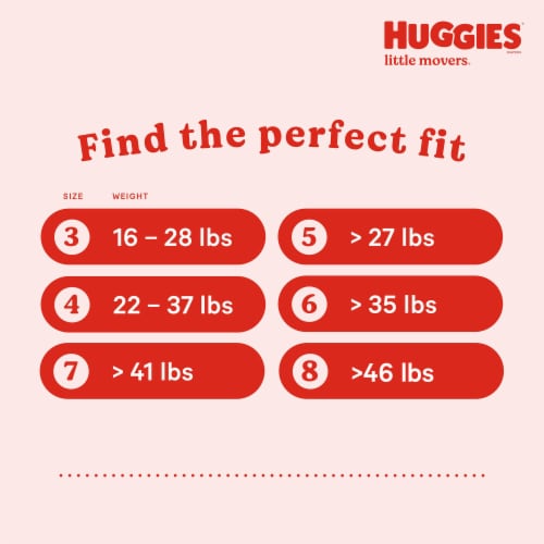 Huggies Little Movers Baby Diapers Perspective: back
