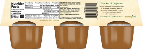 Santa Cruz® Organic Apple Apricot Sauce Perspective: back