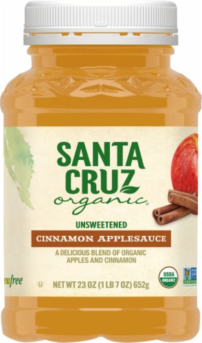 Santa Cruz Organic Cinnamon Apple Sauce Perspective: back