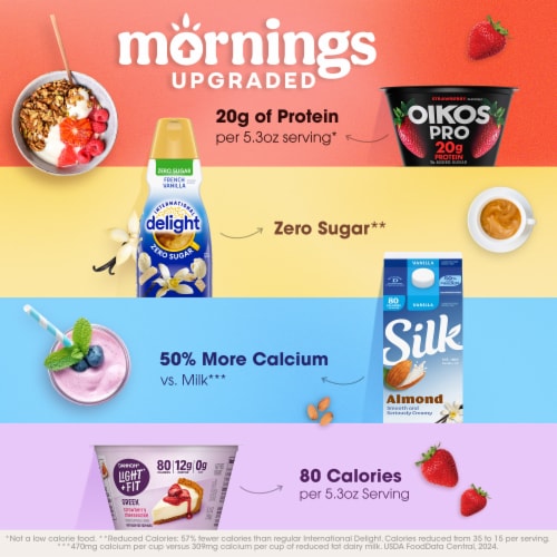 Oikos® Triple Zero Mixed Berry Protein Nonfat Greek Yogurt Cup