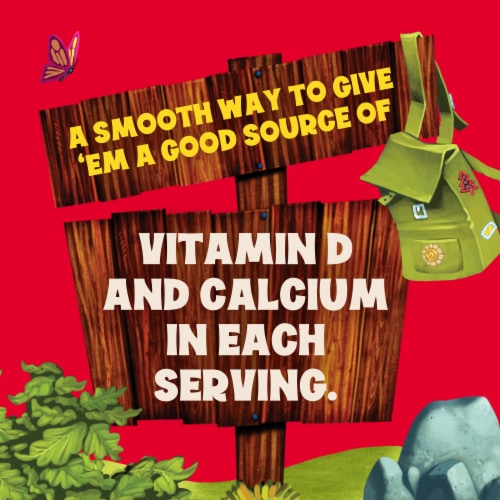 Danimals® Strawberry & Strawberry Banana Yogurt Smoothies Variety Pack Perspective: back