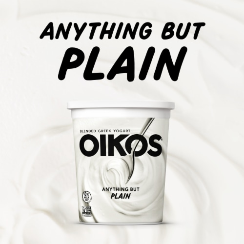 Oikos® Anything But Plain Nonfat Blended Greek Yogurt Tub Perspective: back
