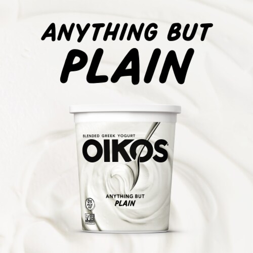 Oikos® Anything But Plain Nonfat Blended Greek Yogurt Tub Perspective: back