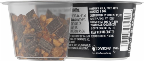Oikos® Remix Coco Almond Chocolate Non Fat Yogurt Cup Perspective: back