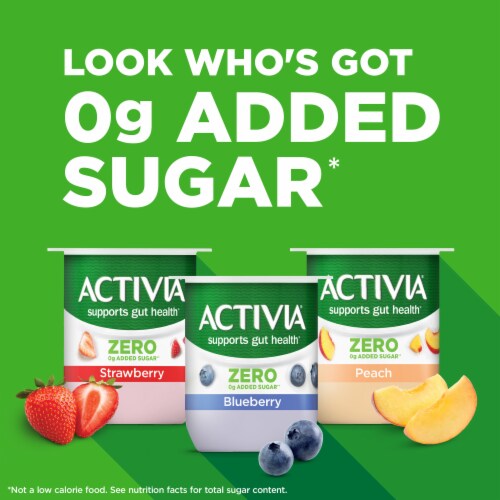 Activia Vanilla Probiotic Nonfat Yogurt Cups Perspective: back