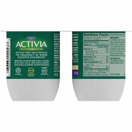 Activia Lactose Free Vanilla Probiotic