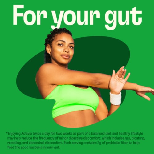 Activia Proactive Vanilla Probiotic Yogurt Cups Perspective: back