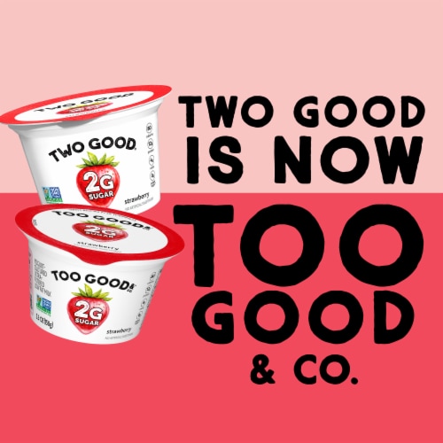 Two Good® Strawberry Lowfat Greek Yogurt Perspective: back