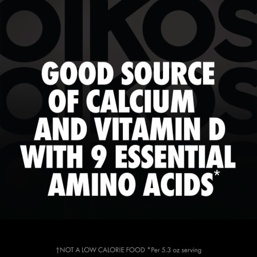Oikos® Pro Peach Greek Yogurt Perspective: back