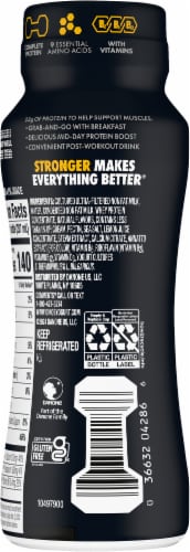 Oikos® Pro Mango Pineapple High-Protein Yogurt Drink Bottle Perspective: back