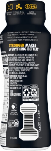 Oikos® Pro Mango Pineapple High-Protein Yogurt Drink Bottle Perspective: back