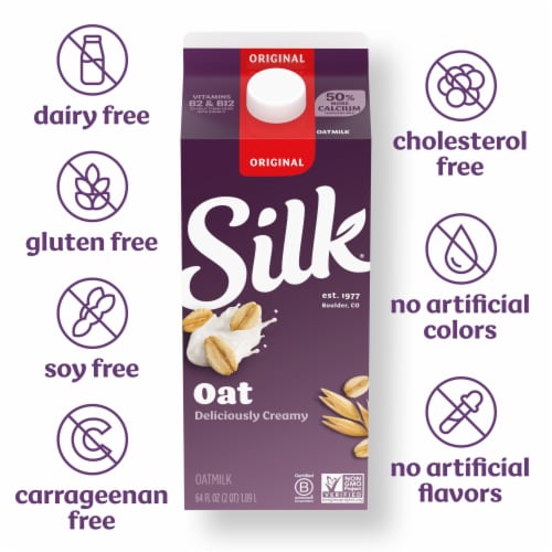 Silk® Original Oatmilk Perspective: back