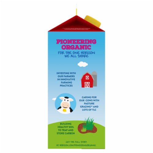 Horizon Organic Growing Years Organic Whole Milk Perspective: back