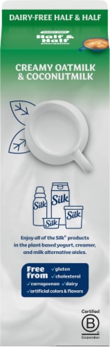 Silk® Coconut and Oatmilk Half and Half Perspective: back