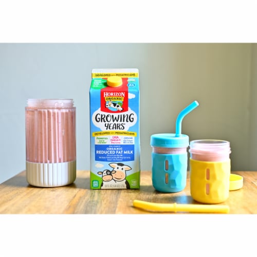 Horizon Organic Growing Years 2% Reduced Fat Milk Perspective: back