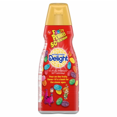 International Delight Fruity Pebbles Coffee Creamer Perspective: back