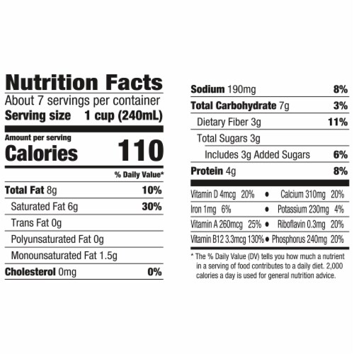 Silk® Next Milk™ Whole Fat Oatmilk and Plant-Based Blend Perspective: back