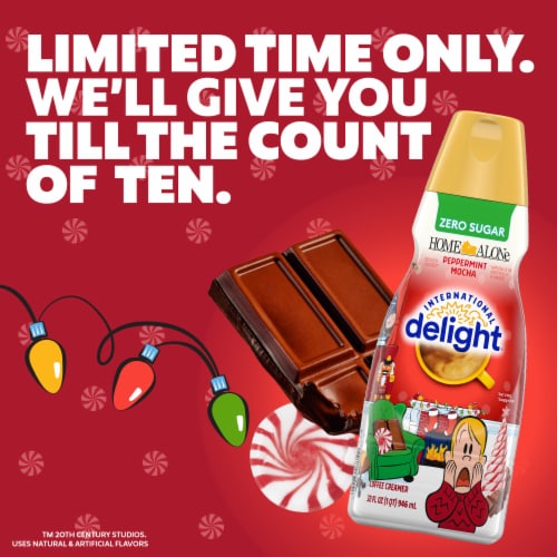 International Delight® Zero Sugar Peppermint Mocha Coffee Creamer Perspective: back