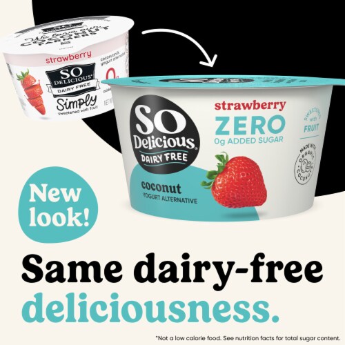 So Delicious Dairy Free Strawberry Coconut Milk Yogurt Cups