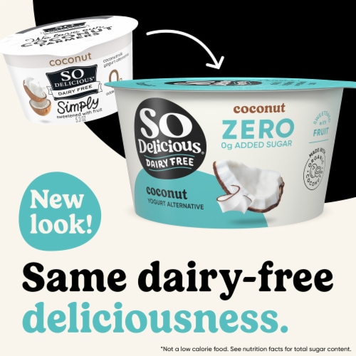 So Delicious Coconut Milk Coconut Yogurt Cup Perspective: back