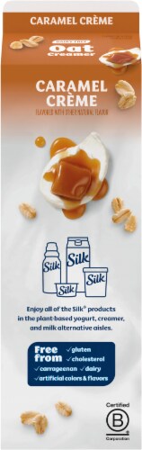Silk® Caramel Creme Oat Creamer Case Perspective: back