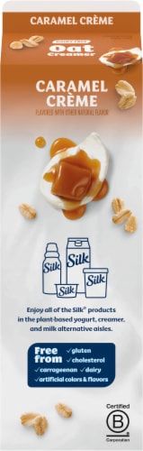 Silk® Caramel Creme Oat Creamer Case Perspective: back