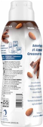 Silk® Dairy Free Mocha Almond Creamer Perspective: back