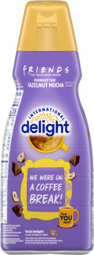 International Delight® Friends Manhattan Hazelnut Mocha Coffee Creamer Perspective: back