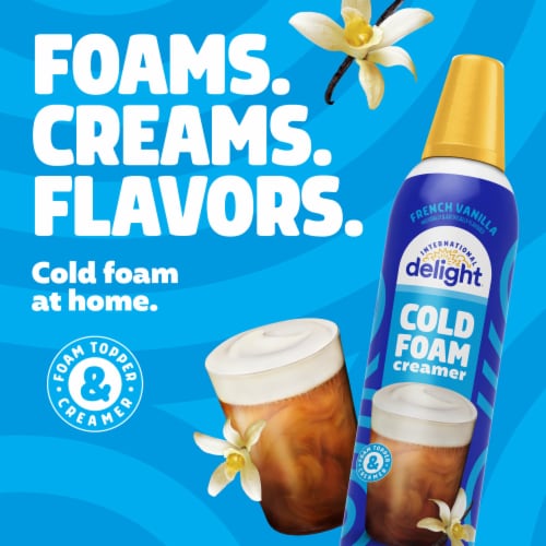 International Delight French Vanilla Cold Foam Creamer Can