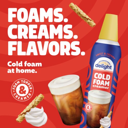 International Delight® Sweet & Creamy Cold Foam Creamer Perspective: back
