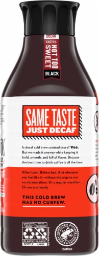 Stok® Cold Brew Not Too Sweet Decaf Coffee Beverage Perspective: back