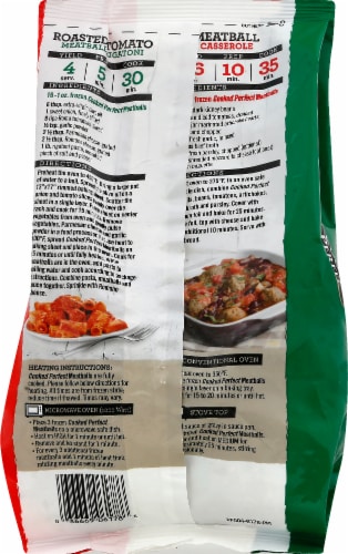 Cooked Perfect Angus Beef Meatballs Perspective: back