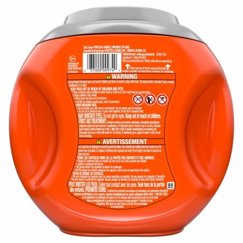 Tide PODS with Febreze Sport Odor Defense Liquid Laundry Detergent Soap Pacs Perspective: back