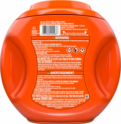 Tide Pods Clean Breeze Laundry Detergent Pods Perspective: back