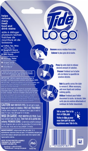 Tide To Go Instant Stain Remover Perspective: back
